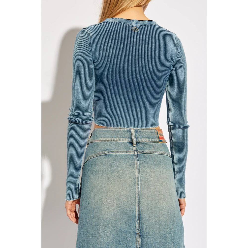 Diesel Top 'M-Acchia' Blue Dames