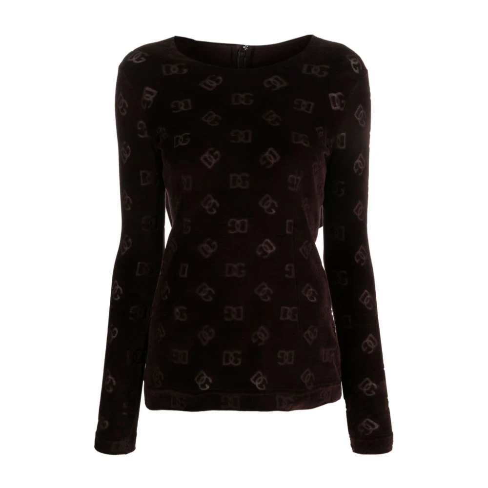 Dolce & Gabbana Casual Katoenen T-Shirt Brown Dames