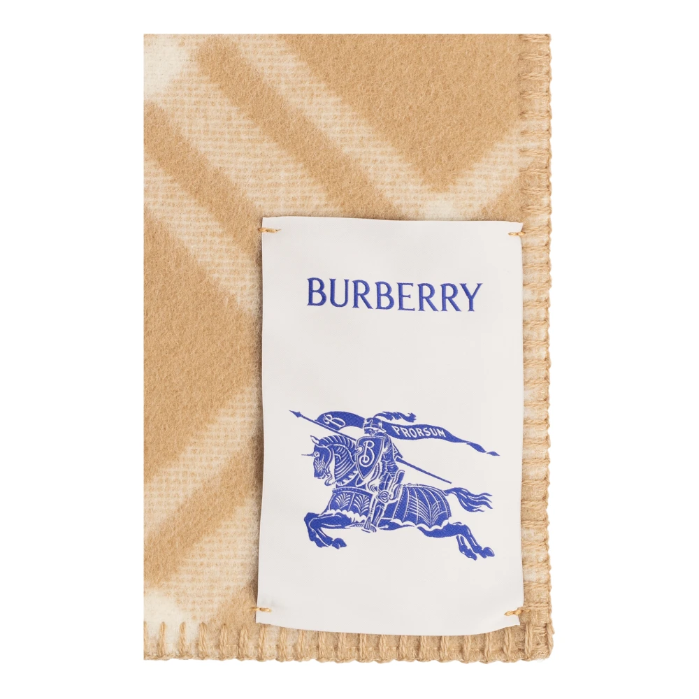 Burberry Wollen sjaal Beige Unisex