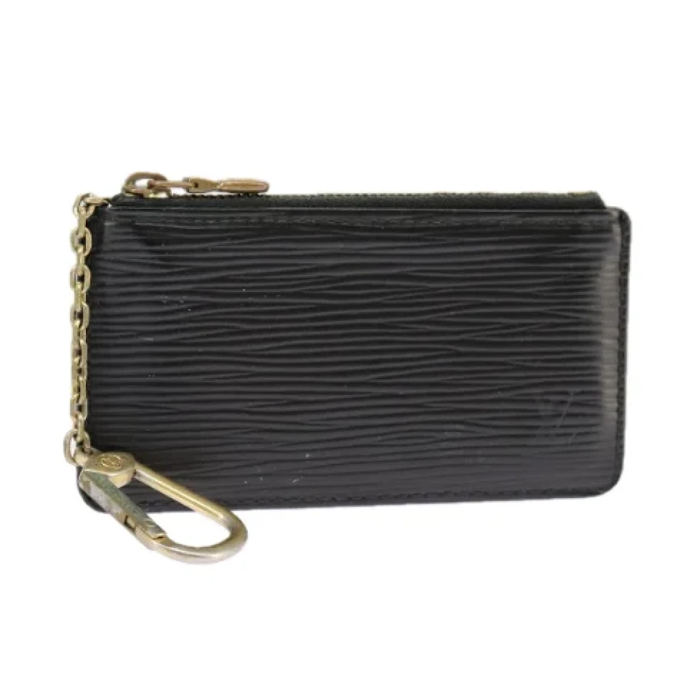 Louis Vuitton Vintage Pre-owned Leather wallets Black Dames