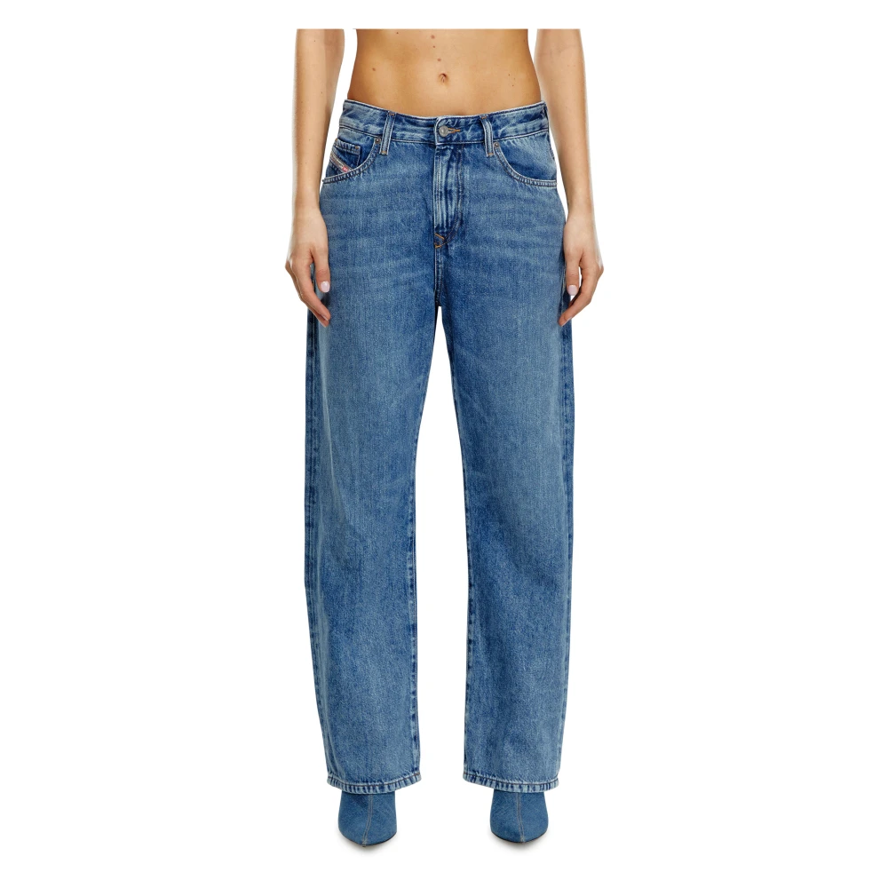 Diesel Straight Jeans 1999 D-Reggy Blue Dames