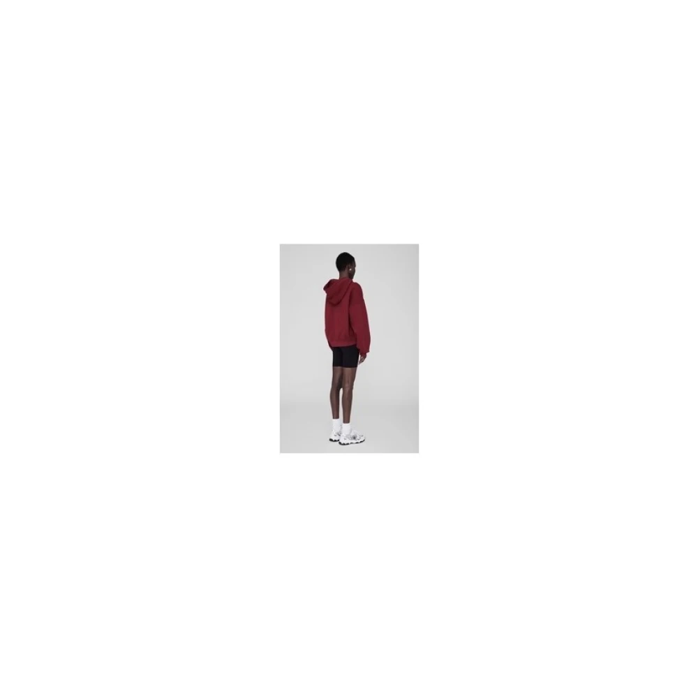 Anine Bing Rode Hoodie Sport Alec Red Dames