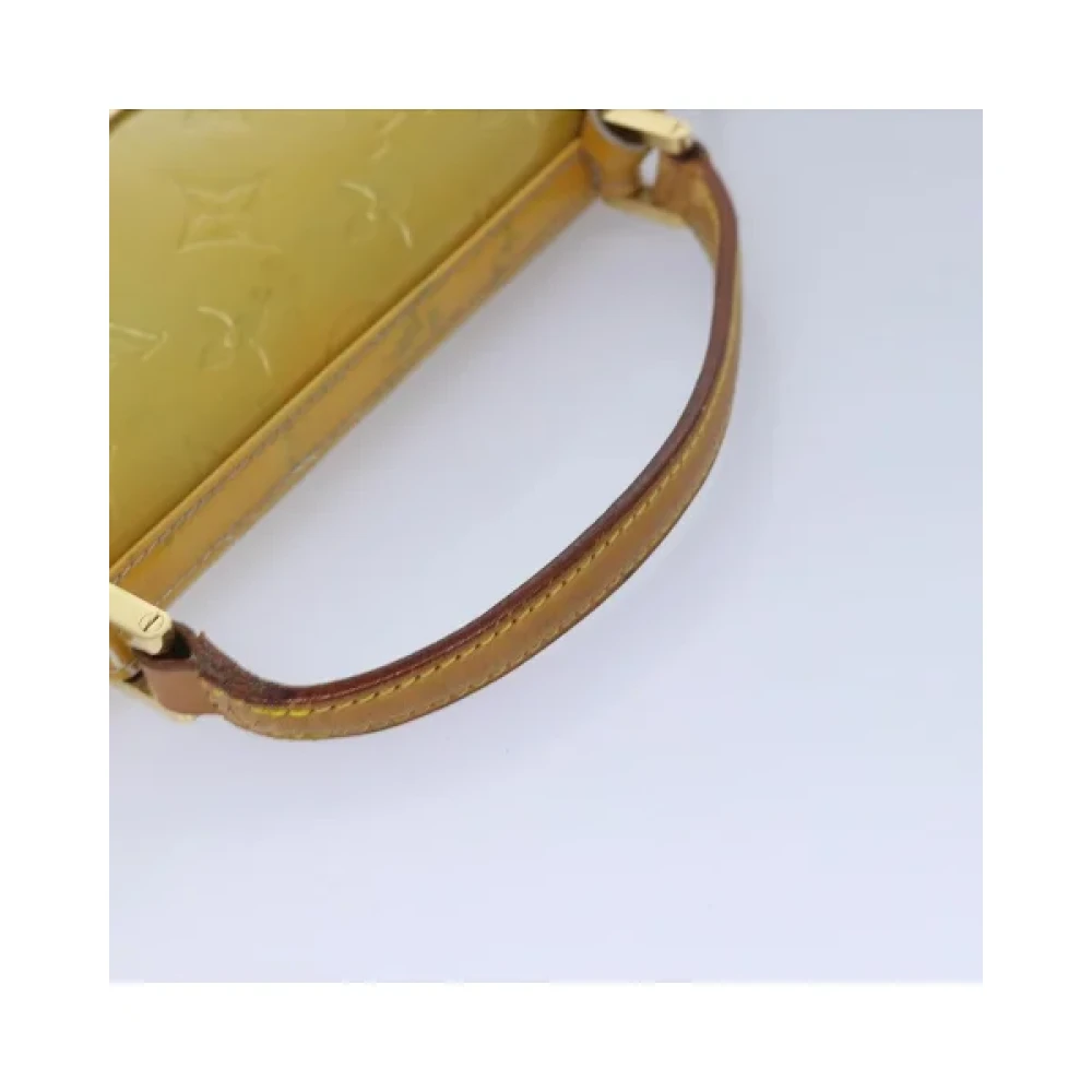 Louis Vuitton Vintage Pre-owned Leather handbags Yellow Dames