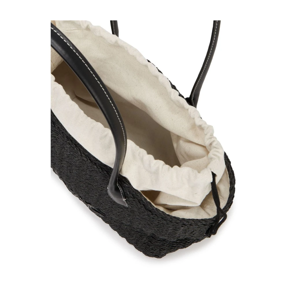 Karl Lagerfeld Essential Raffia TAS Black Dames