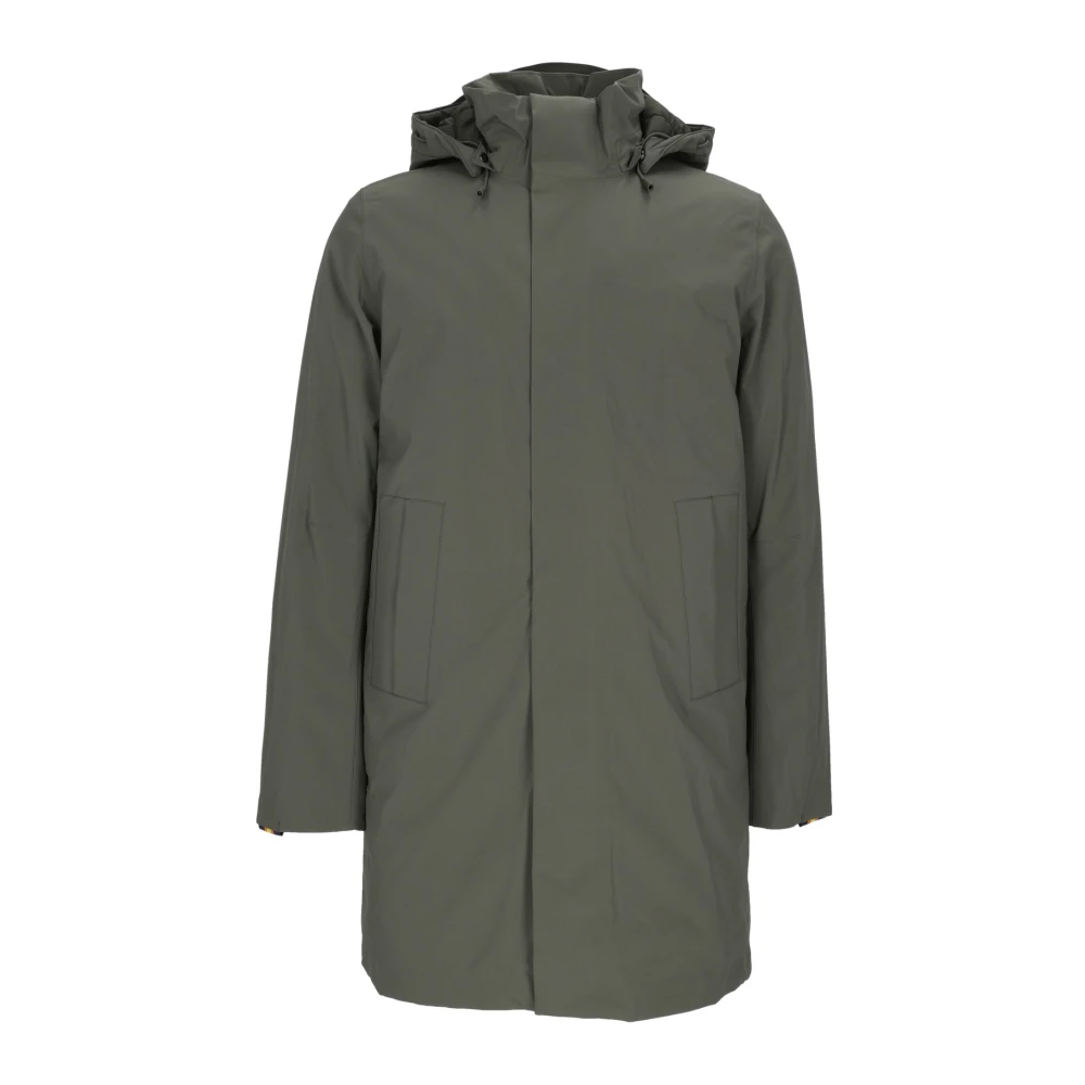 K-Way Uomo Verde Thomal Bonded Padded - Lunghezza 3/4 Giacche - Lunghezza 3/4 Giacche - 2XL - Immagine 3