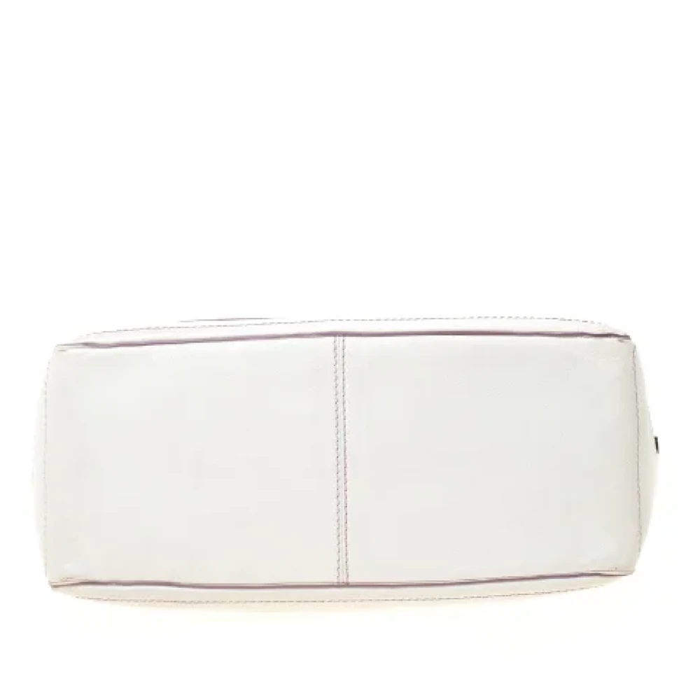 Celine Vintage Pre-owned Leather totes White Dames