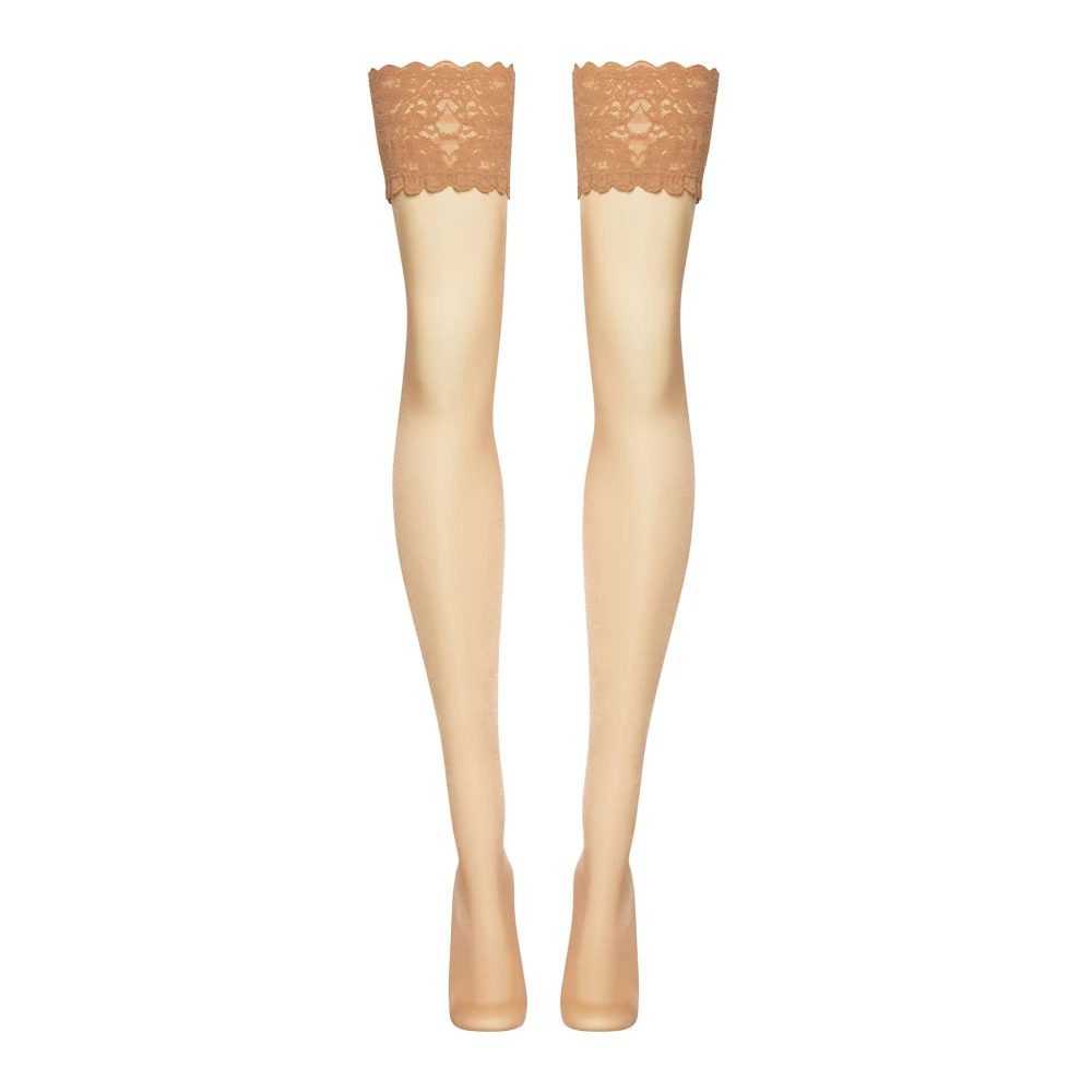 Wolford Brown Tights, Female, Xs, Satin Touch 20 Stay-Up