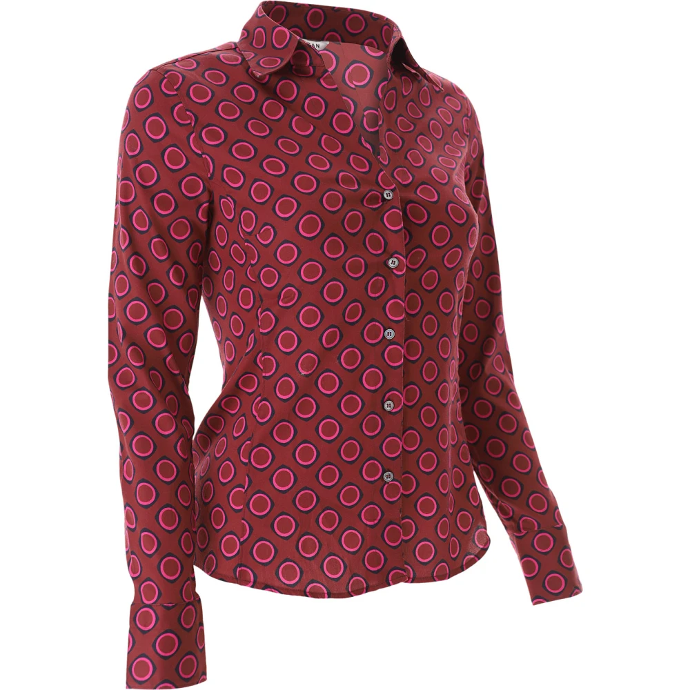 Caliban Stijlvolle Overhemden Collectie Red Dames