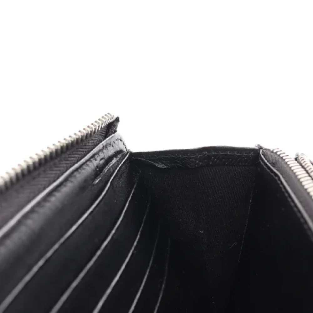 Maison Margiela Pre-owned Leather wallets Black Dames
