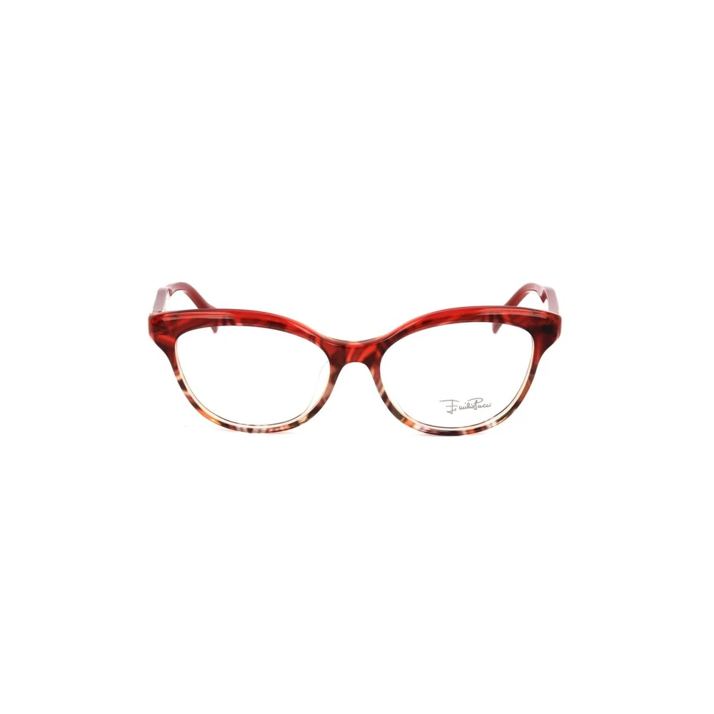 EMILIO PUCCI Kersenrood Plastic Frame Bril Red Dames
