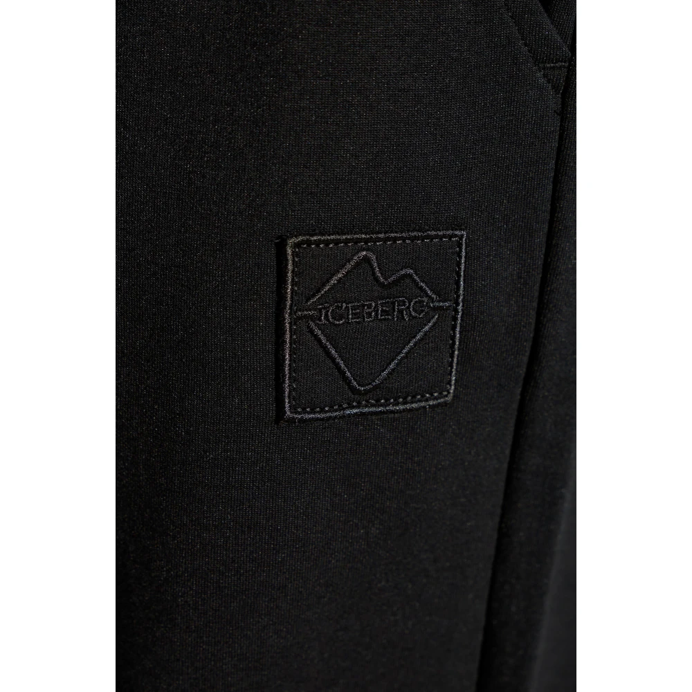 Iceberg Sweatpants Black Heren