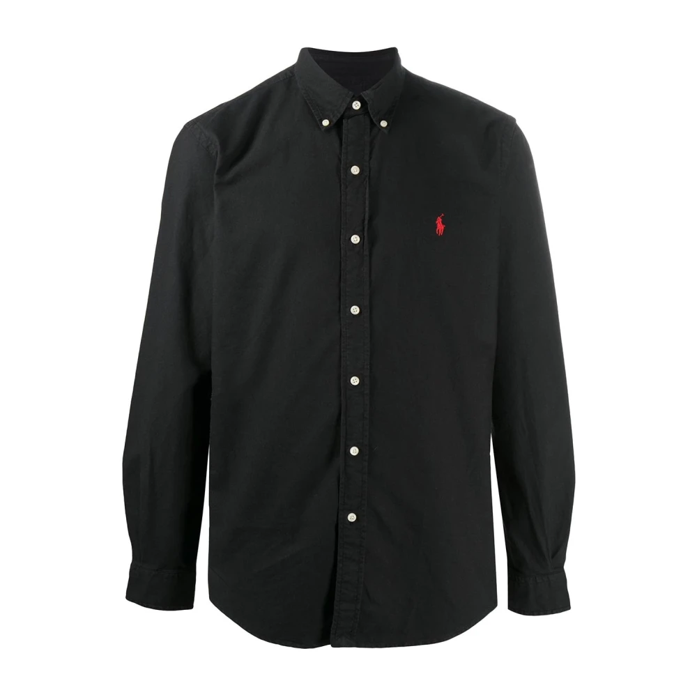 Polo Ralph Lauren Men's Black Casual Shirts, M, Oxford Shirt Casual Style