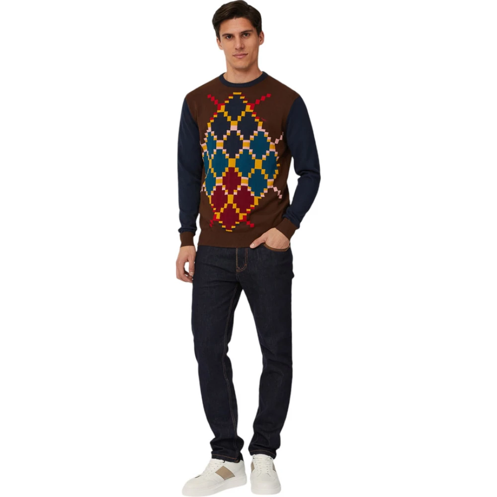 Harmont & Blaine Ronde Hals Trui Multicolor Heren