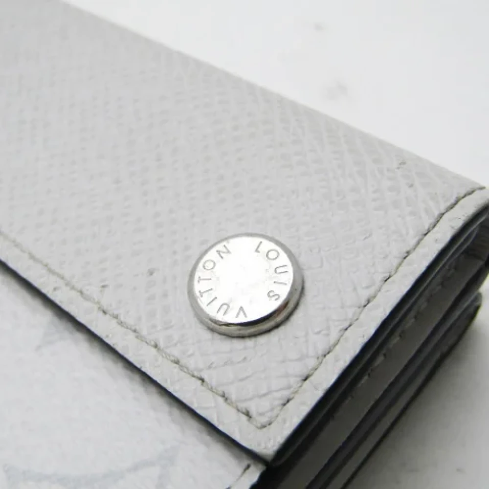 Louis Vuitton Vintage Pre-owned Leather wallets White Heren