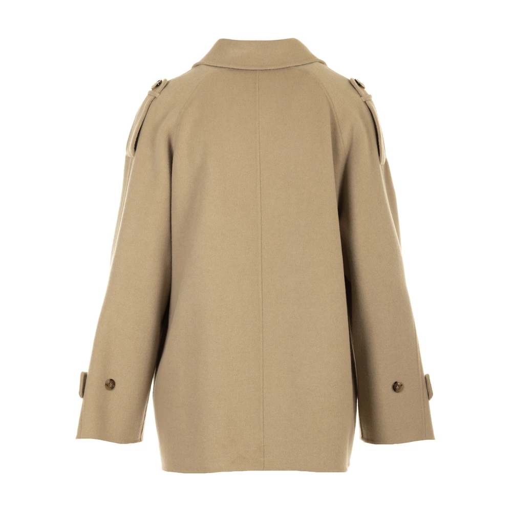 Seventy Grijze Jas Beige Dames