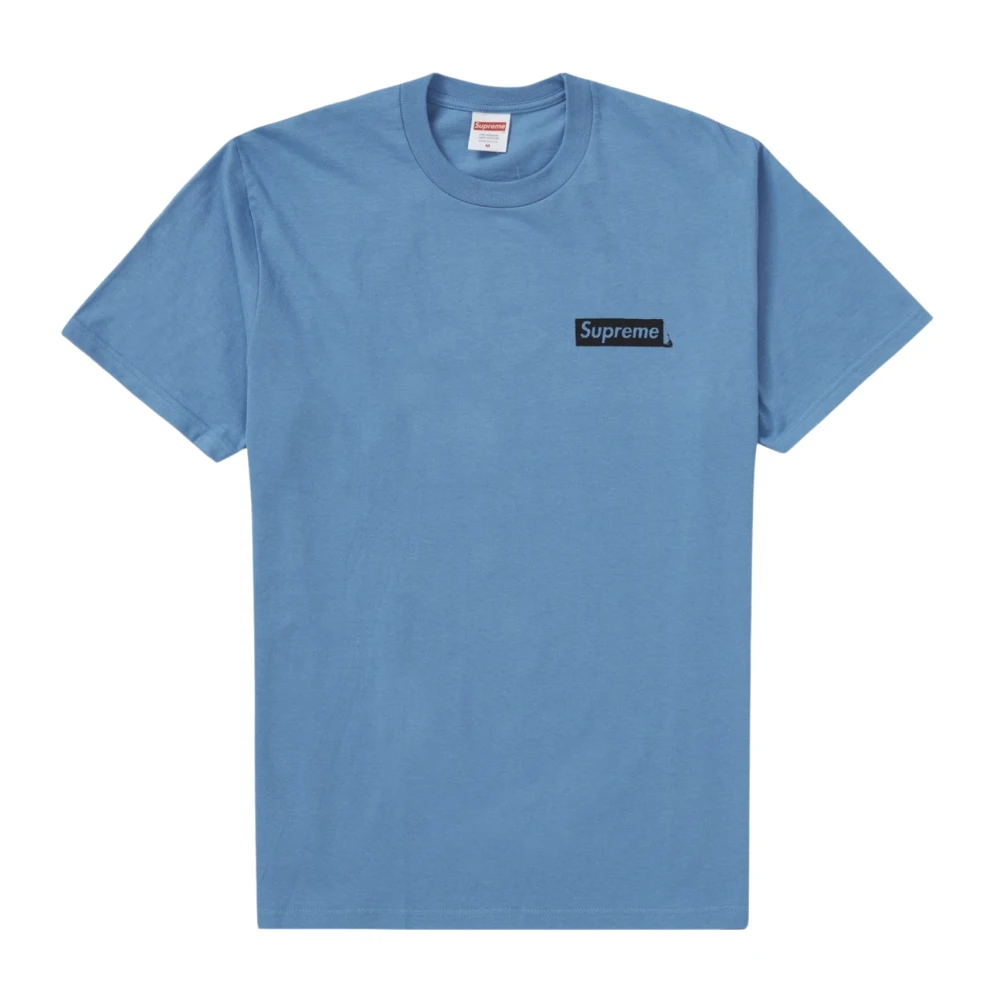 Supreme Beperkte Oplage Klassieke Tee Stoffig Licht Koninklijk Blue Heren