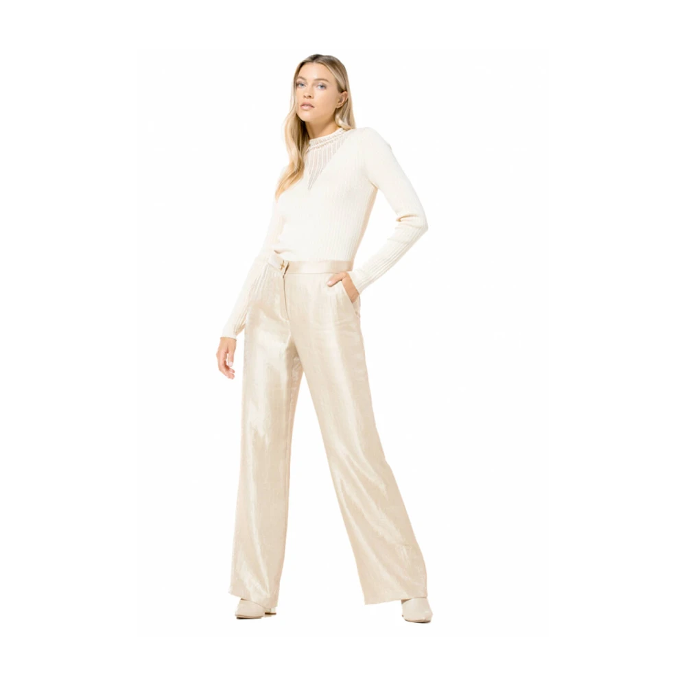 Caroline Biss Elegante Broek voor Vrouwen Yellow Dames