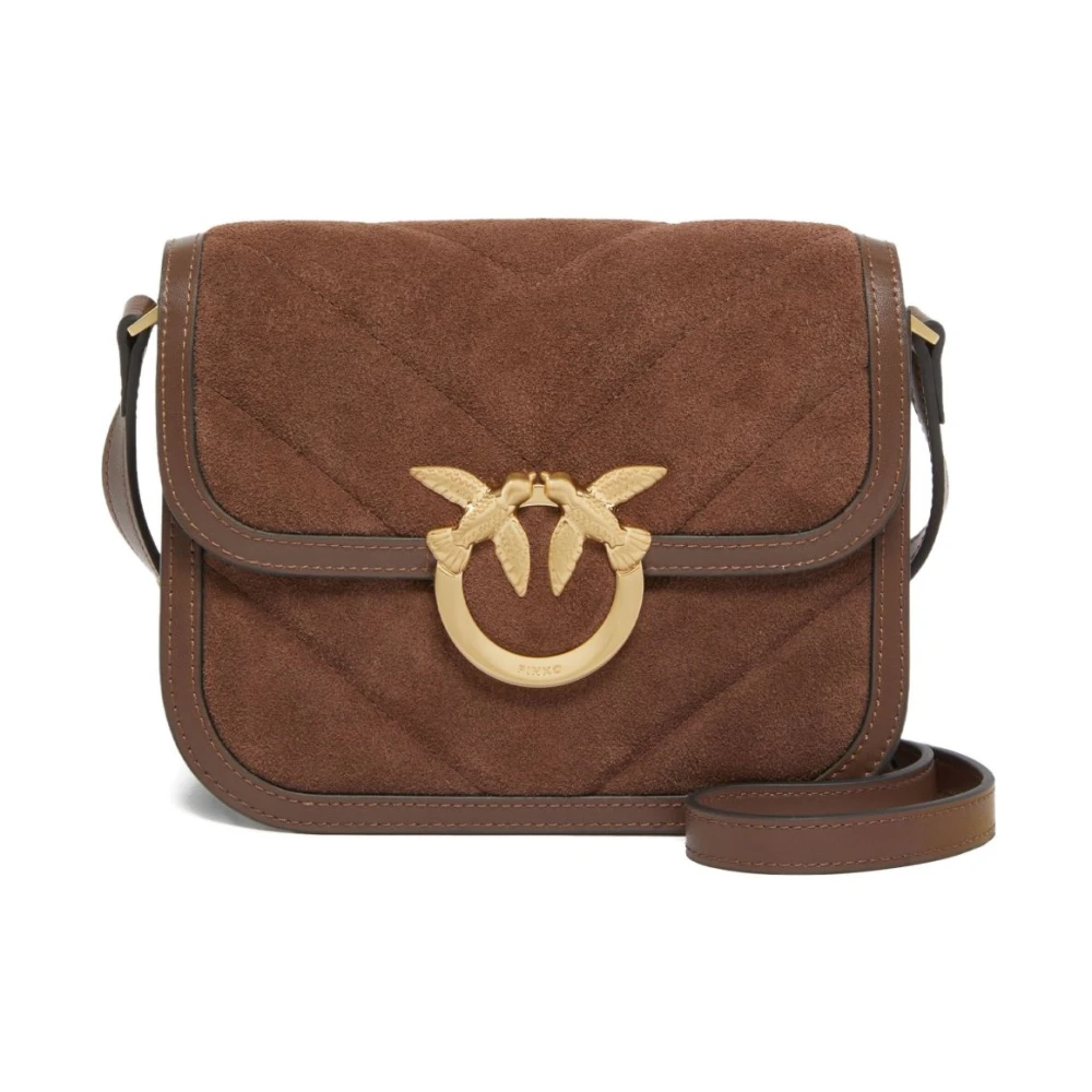 Pinko Women's Brown Elegant Marrone Shoulder Bag