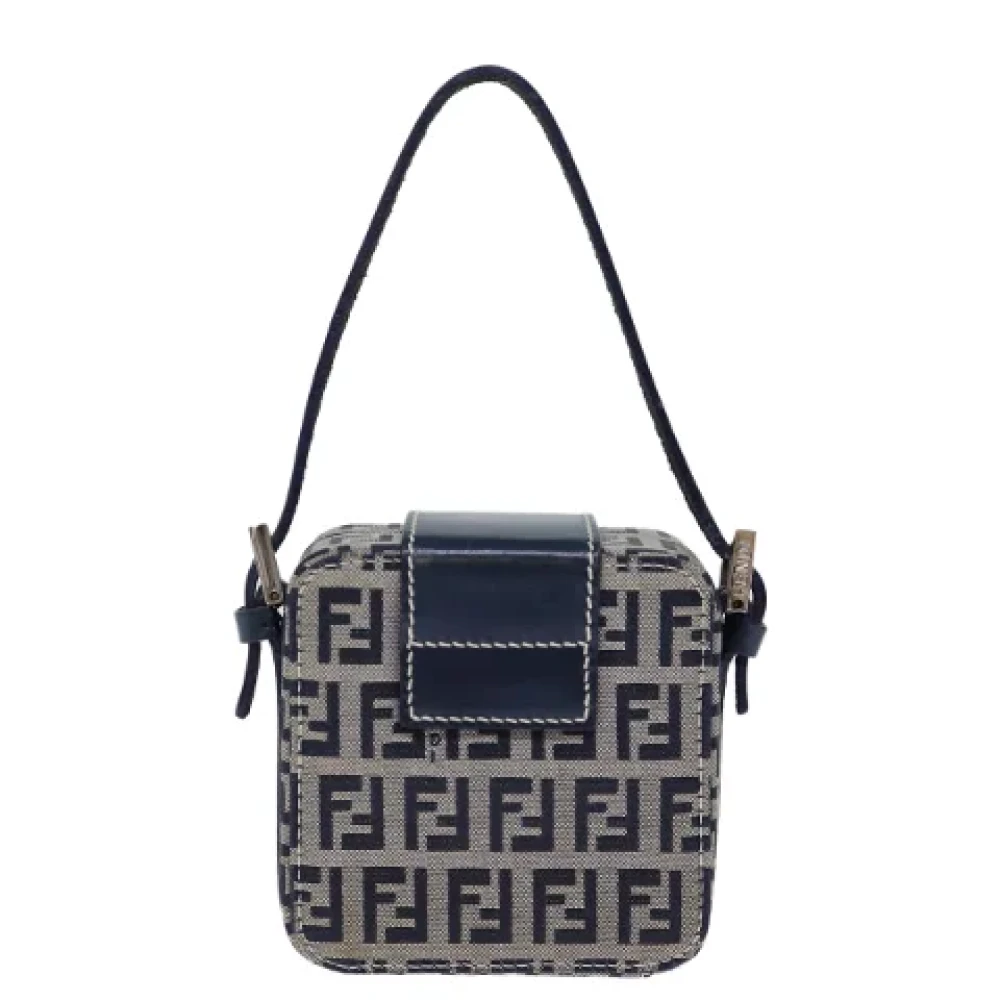 Fendi Vintage Pre-owned Canvas fendi-bags Blue Dames