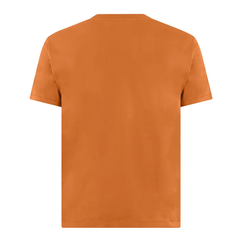 Stone Island Heren T Shirt Orange Heren