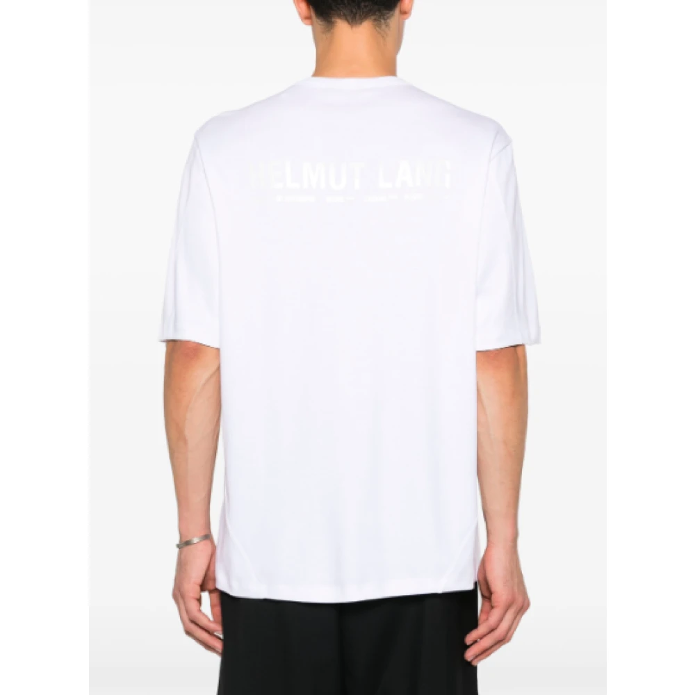 Helmut Lang Witte Dagelijkse Zware T-shirt White Heren