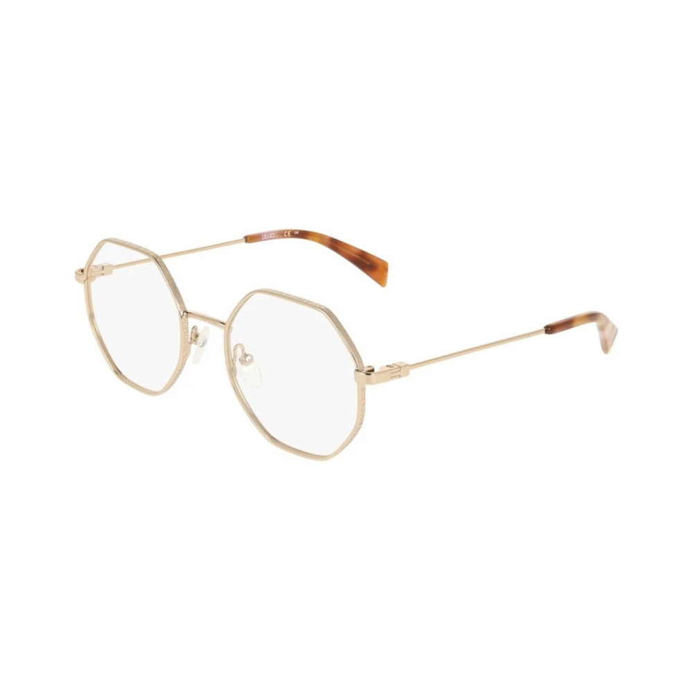 Liu Jo Women's Yellow Glasses, 52 Mm, Geometric Optical Frame