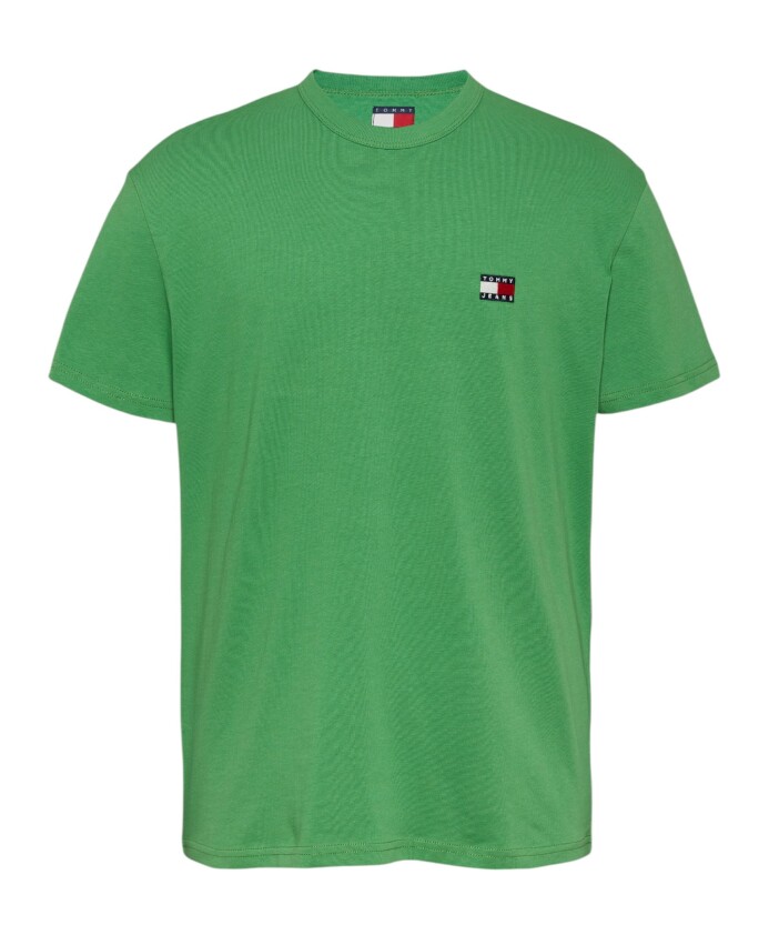 t-shirt-en-coton-vert-col-rond