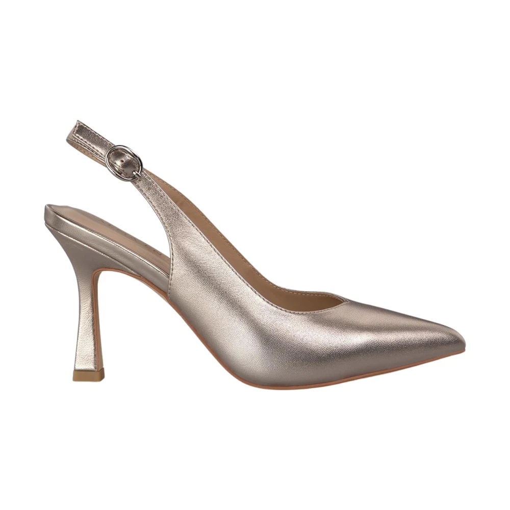 Alma En Pena Women's Yellow Stiletto Heeled Pumps