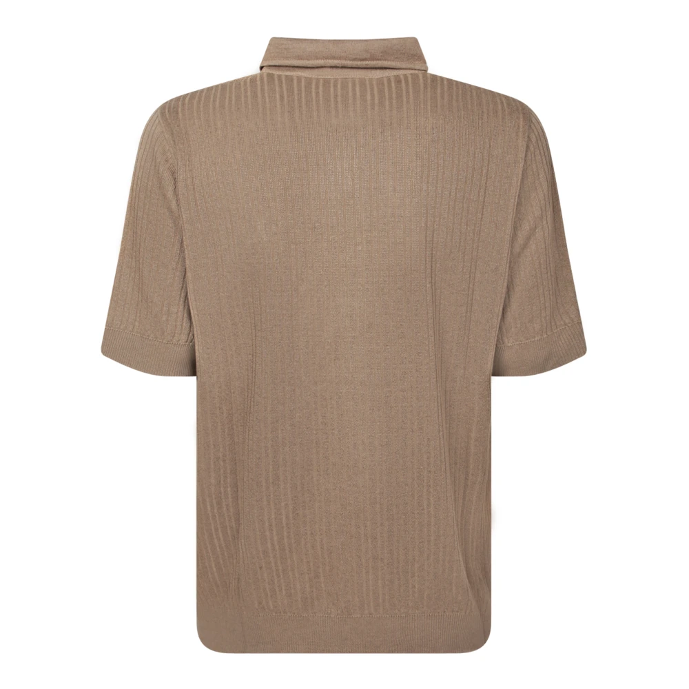 Lardini Bruin T-shirt voor mannen Brown Heren