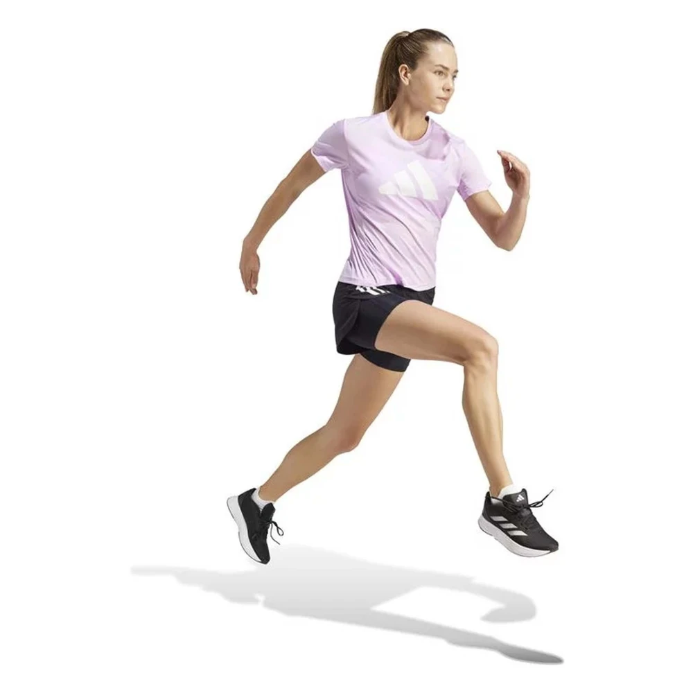 Adidas Run It T-shirt Pink Dames