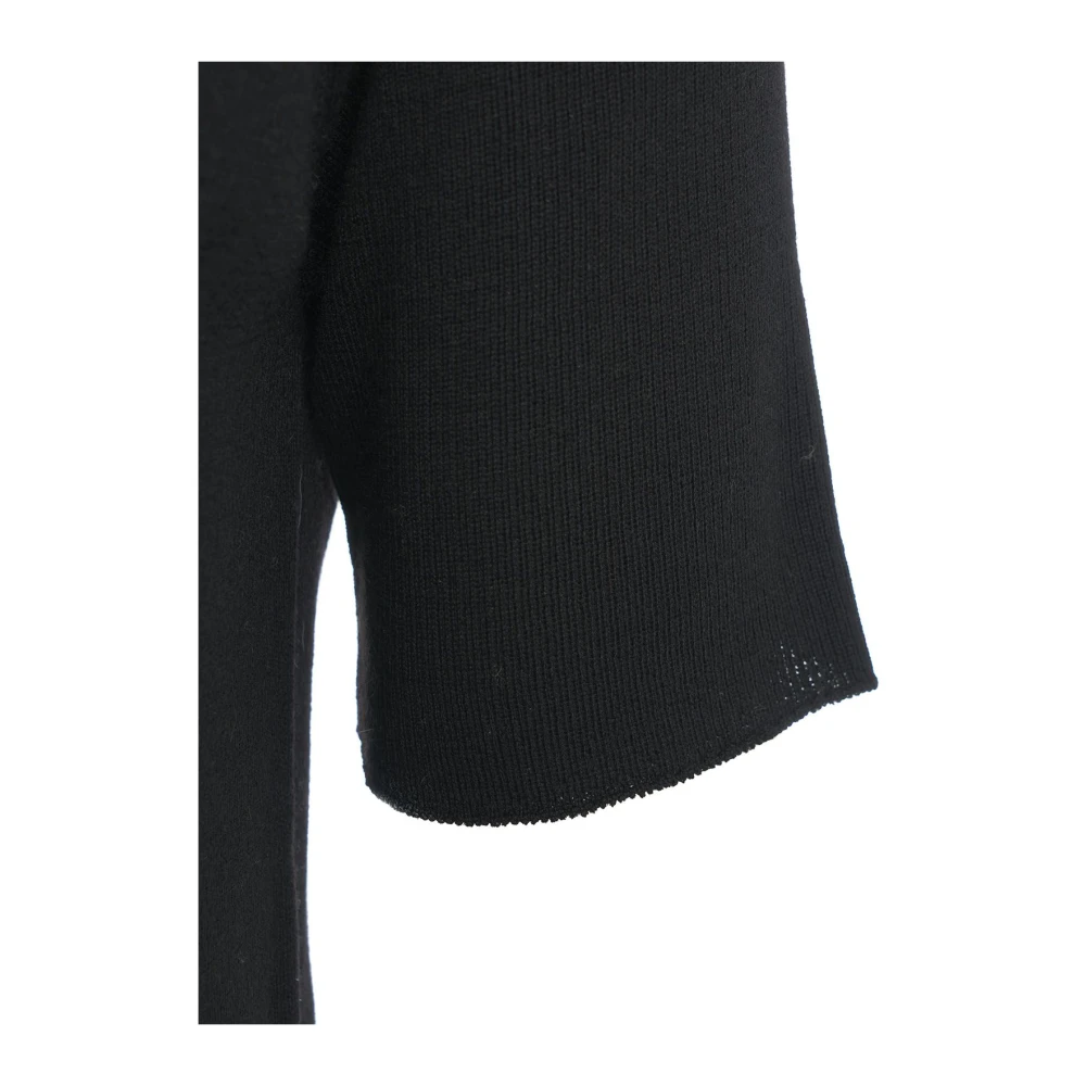 Mauro Grifoni Zwart Gebreide Kleding Aw24 Black Heren