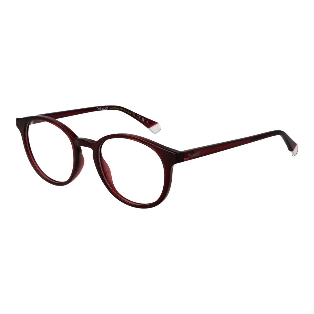 Polaroid Unisex Rood Burgundy Optische Monturen