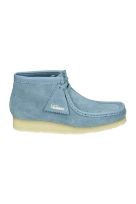 Blå Mocka Wallabee Boot