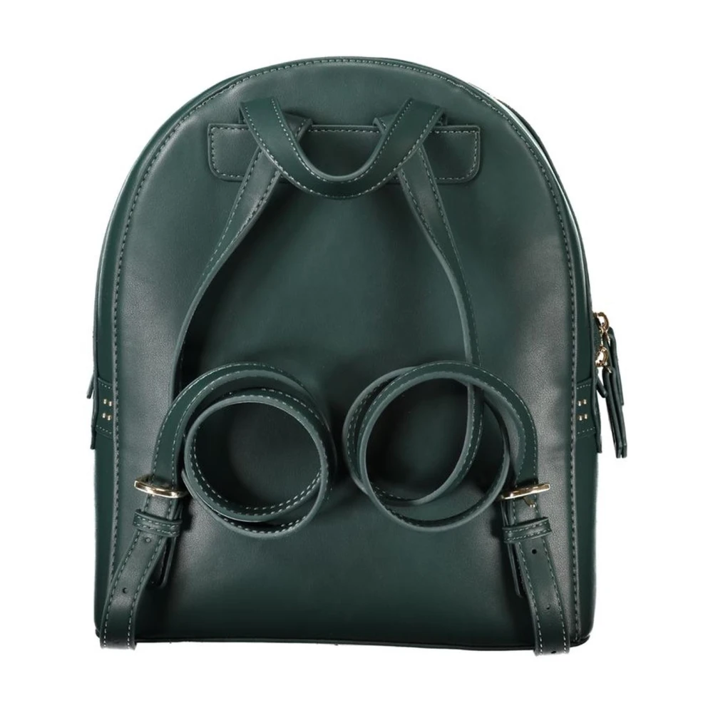 Valentino by Mario Valentino Groene Polyethyleen Rugzak met Meerdere Compartimenten Green Dames