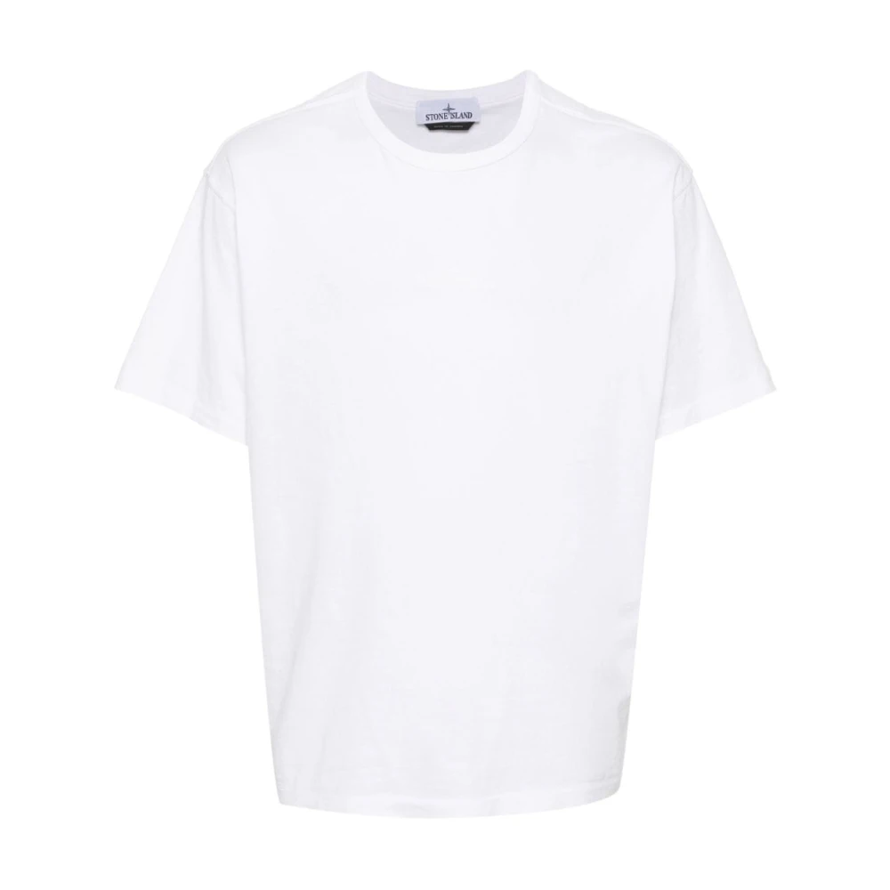 Stone Island Witte T-shirts en Polos White Heren
