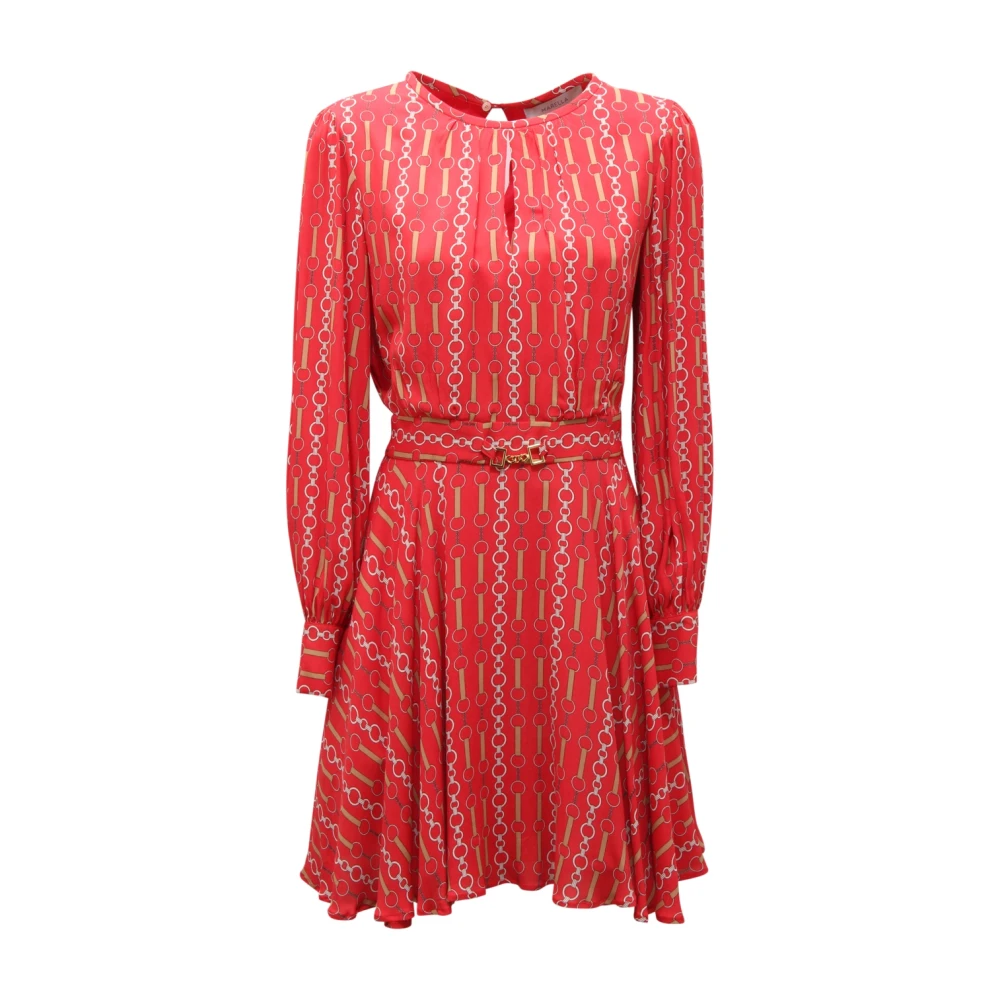 Marella Women's Red Short Dresses, S, Odeon Dress