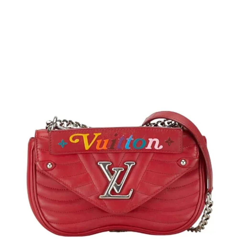 Louis Vuitton Vintage Pre-owned Leather handbags Red Dames