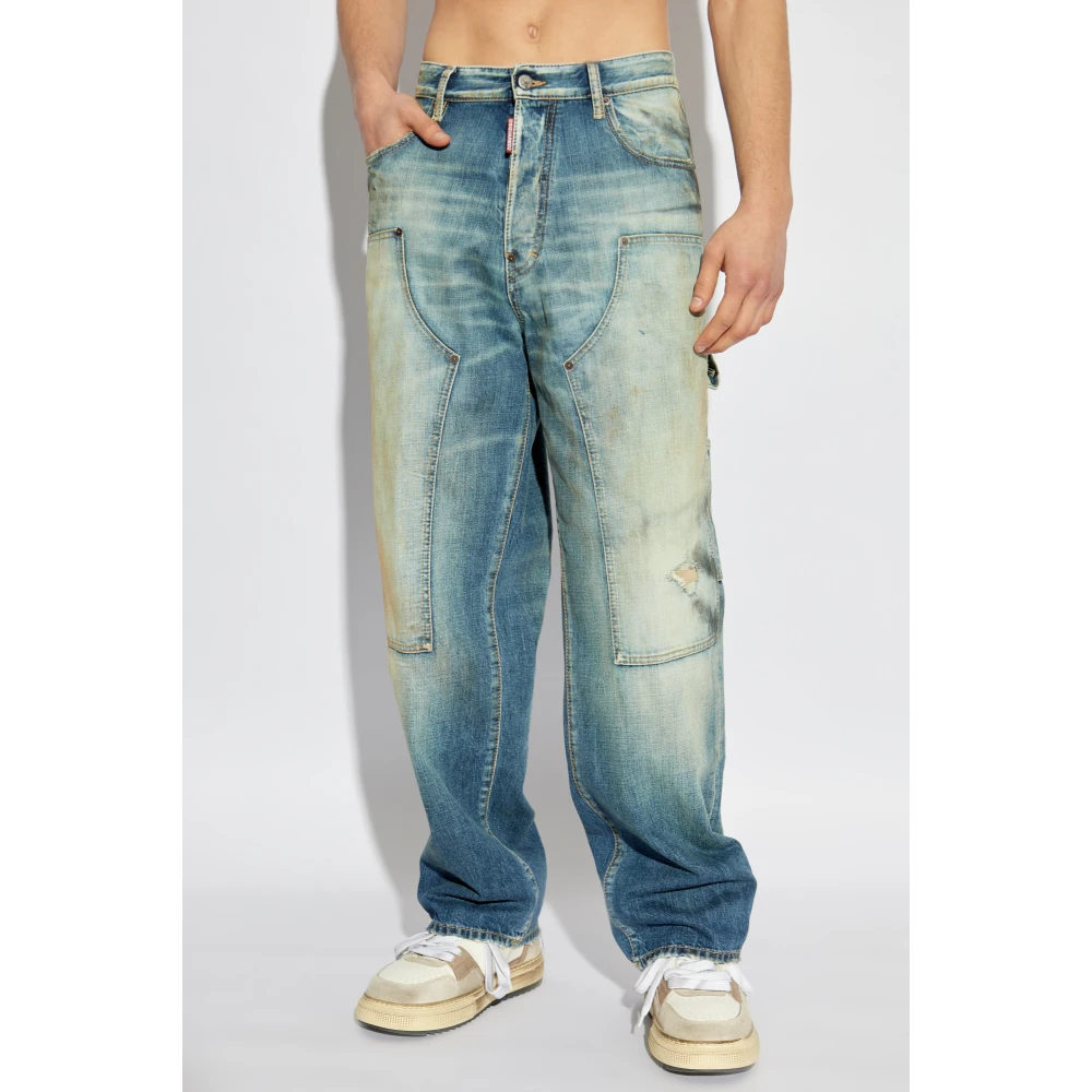Dsquared2 Jeans Loose Blue Heren