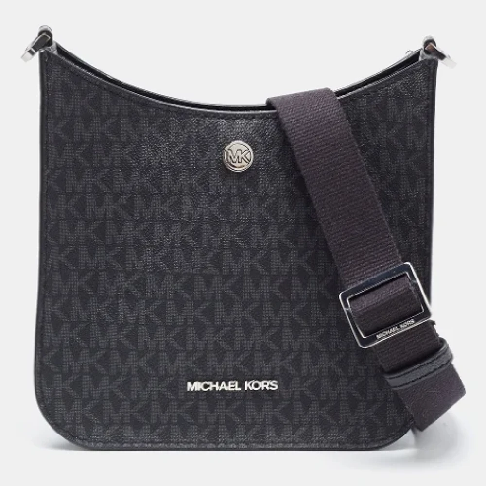 Michael Kors Pre-owned Coated canvas shoulder-bags Black Dames