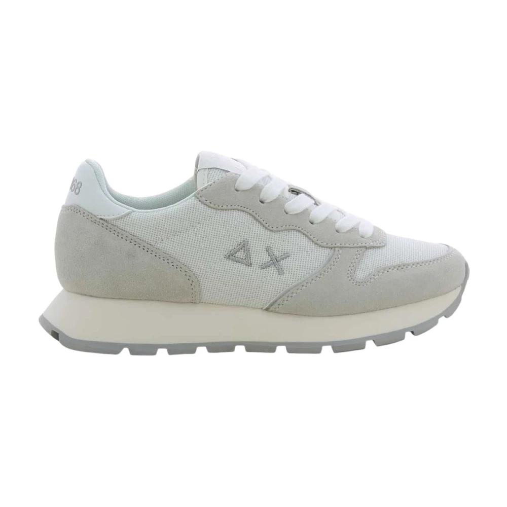 Sun68 Ally Glitter Sneaker Dames Schoenen Wit
