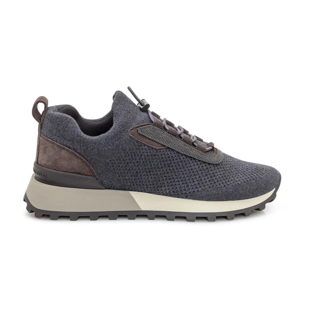 Brunello Cucinelli Runner Sneakers Dames Schoenen Grijs
