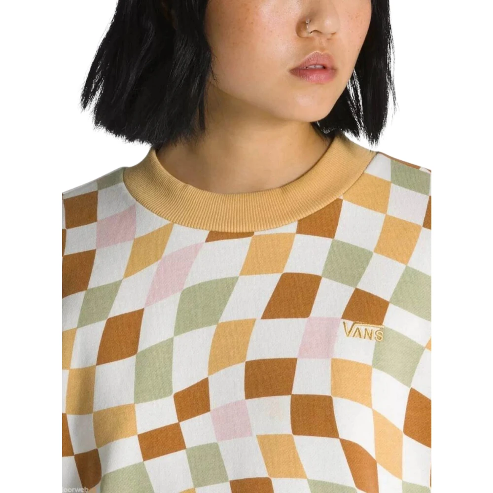 Vans Stijlvolle Sweatshirt Yellow Dames