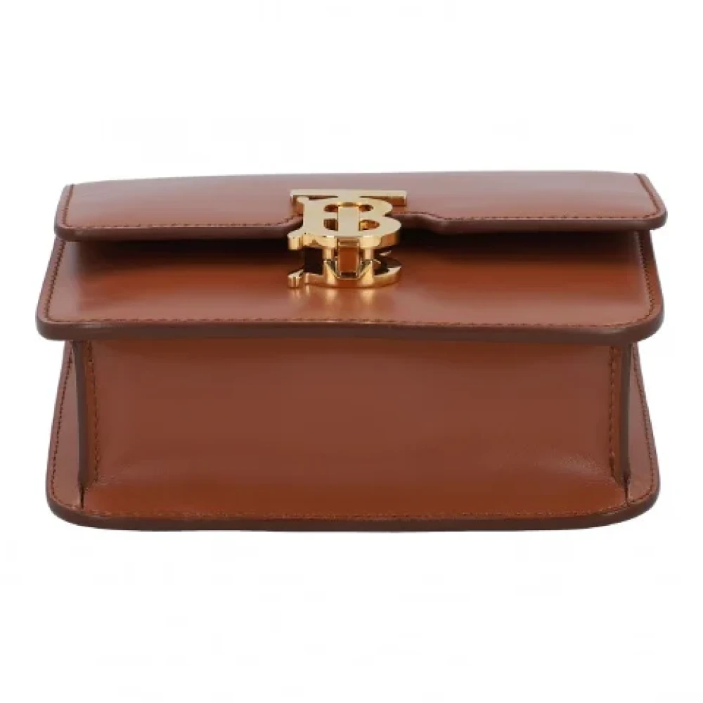 Burberry Vintage Pre-owned Canvas crossbody-bags Brown Dames