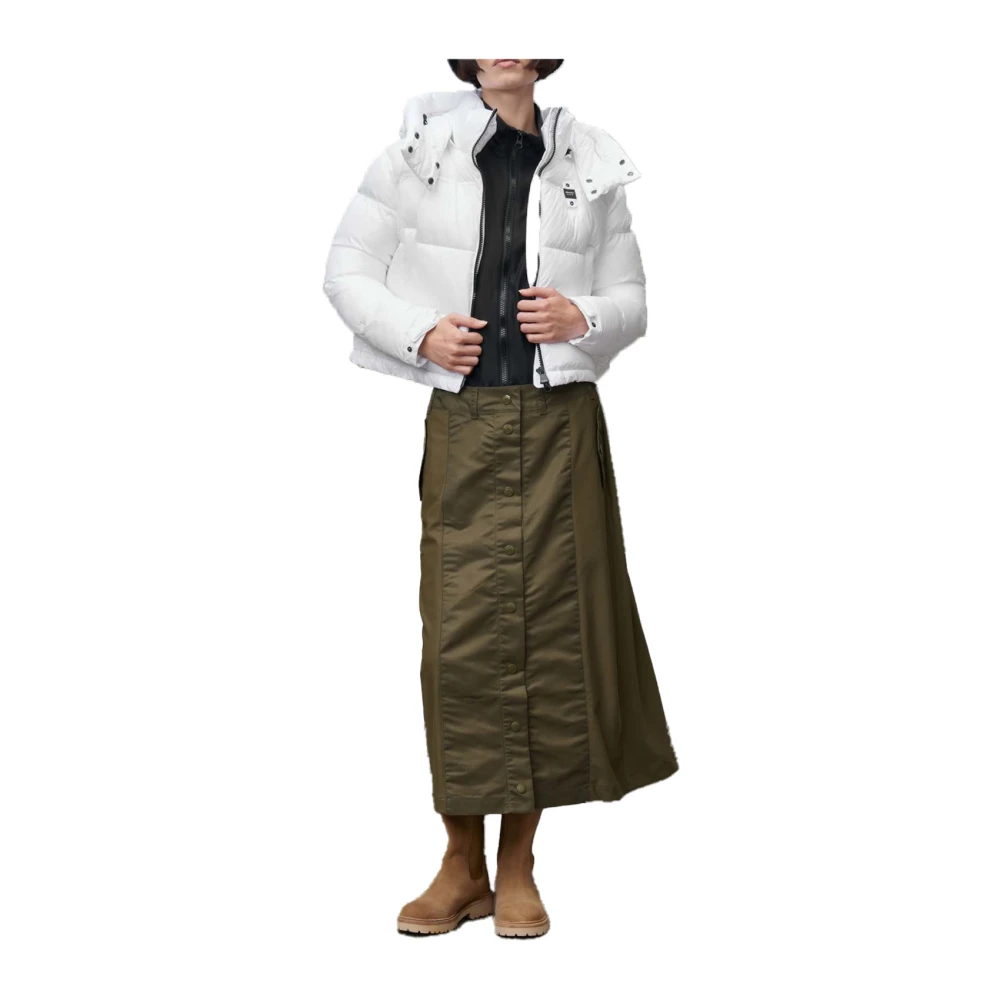 Blauer Boston Technische Jas White Dames