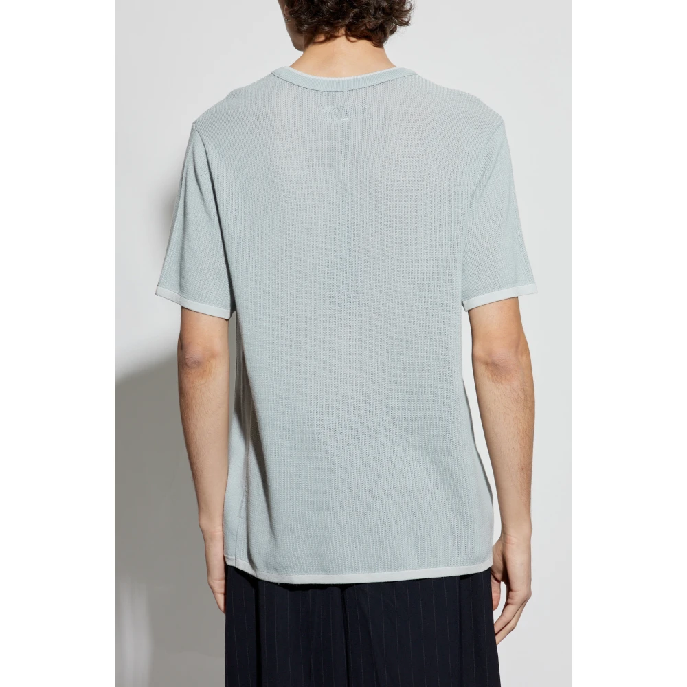 Rag & Bone T-shirt Harvey Blue Heren