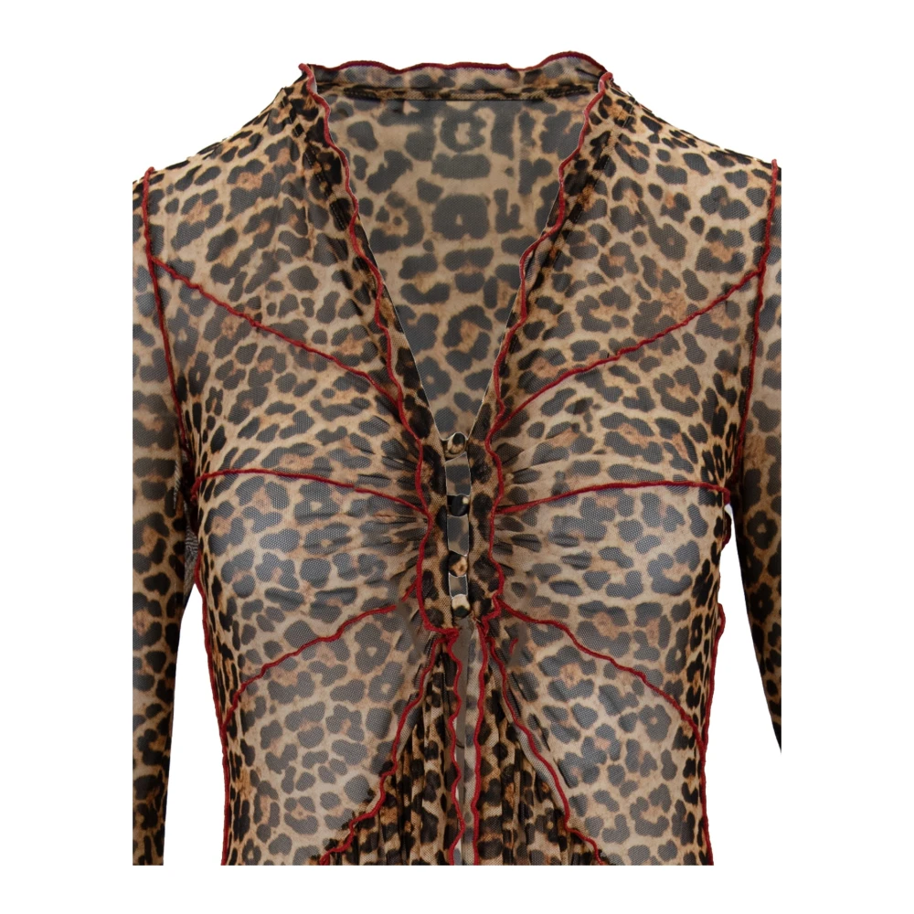 Aniye By Dierenprint Langemouw Cardigan Brown Dames