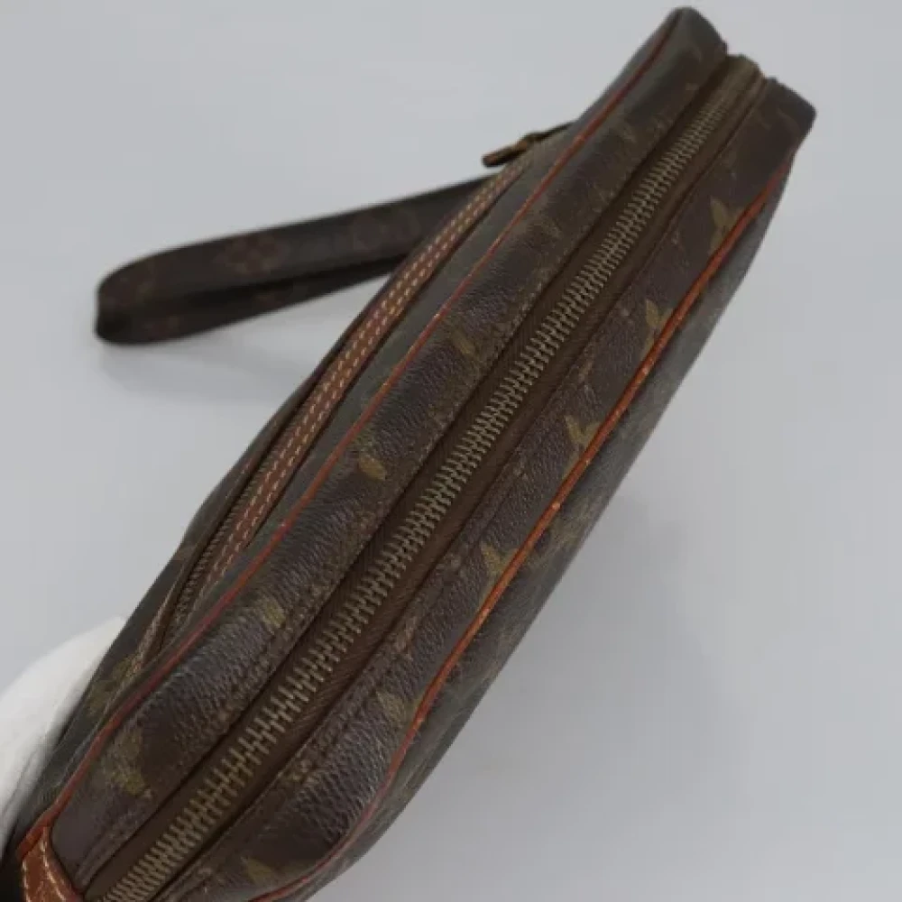 Louis Vuitton Vintage Pre-owned Canvas clutches Brown Dames