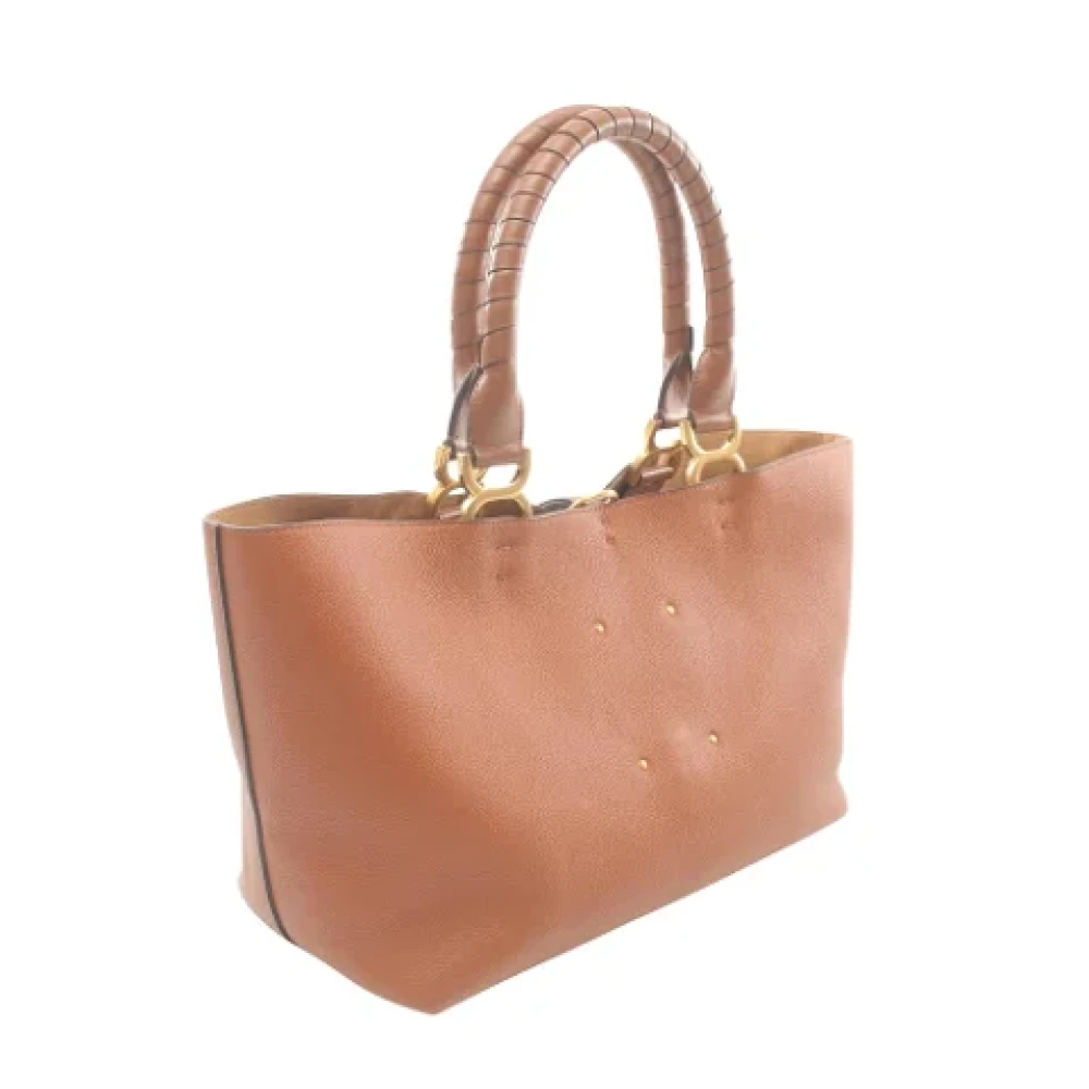 Chloé Pre-owned Leather totes Brown Dames