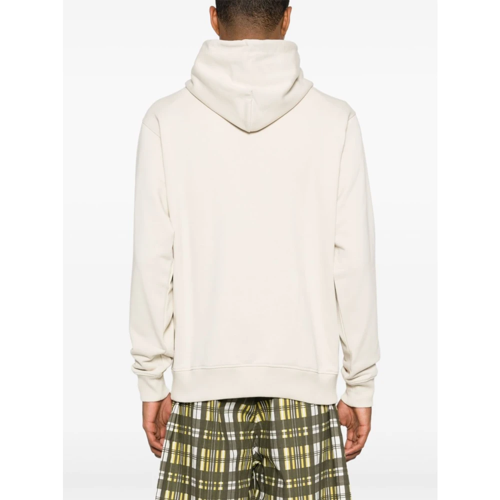 Drole de Monsieur Witte Sweater Casual Comfort Stijl White Heren