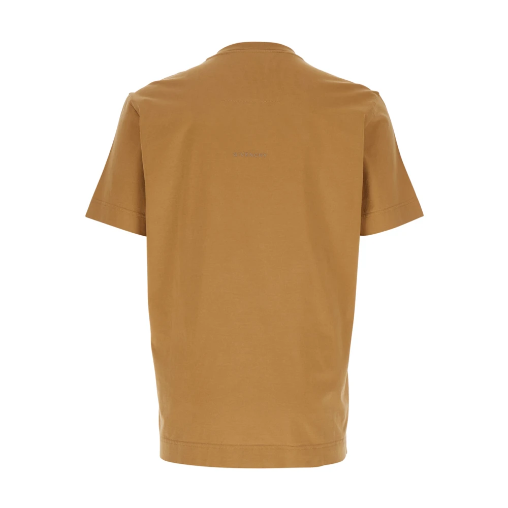 Givenchy Beige T-shirt met ronde hals en 4G-logo Beige Heren